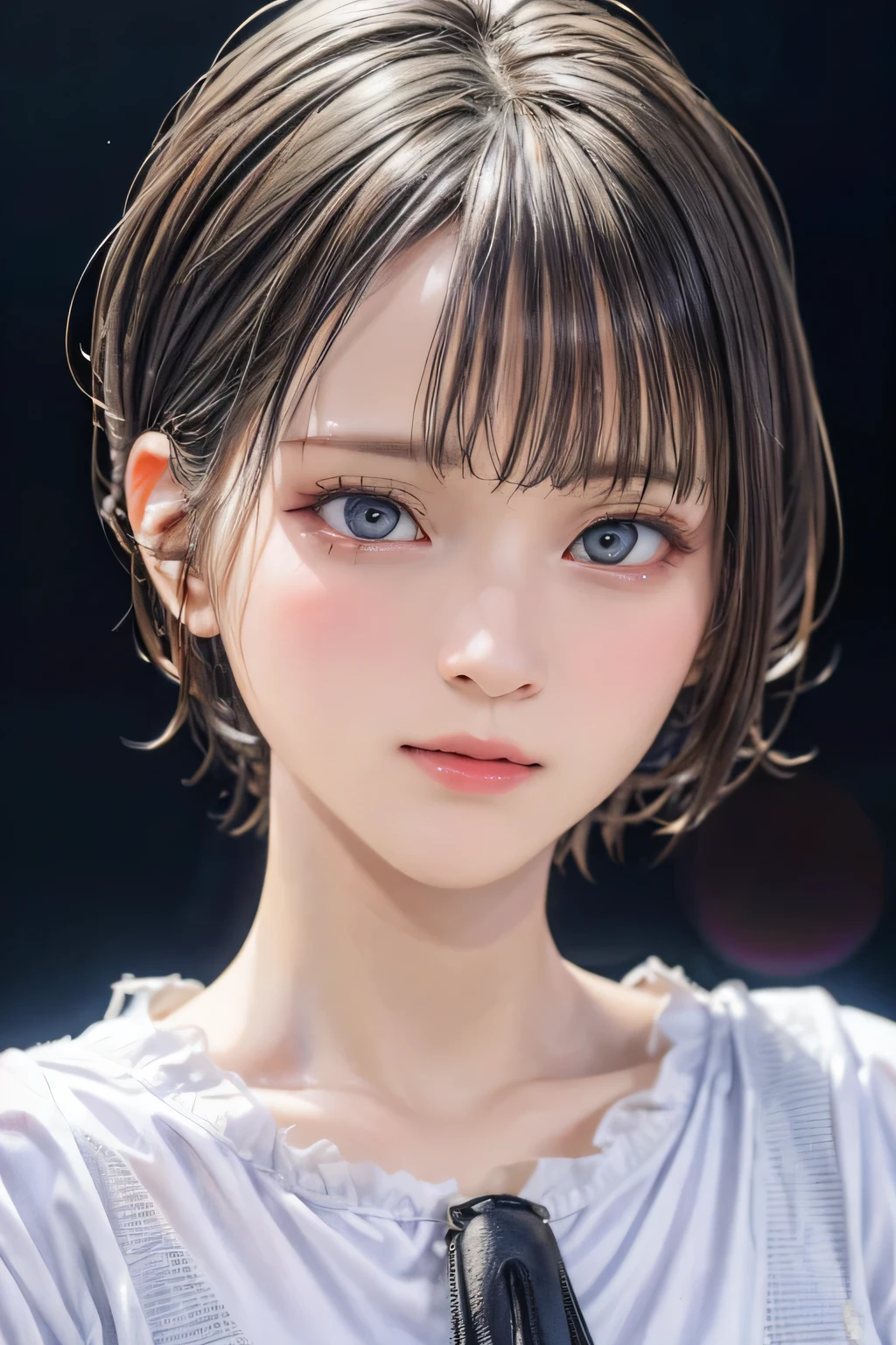 (NSFW:-1.5), (masterpiece:1.3), (8k, photorealistic, RAW photo, best quality: 1.4), 
cinematic lighting, 
(1boy), beautiful face, (realistic face), 
beautiful hairstyle, (short hair:1.5),
realistic eyes, beautiful detailed eyes, 
(realistic skin), beautiful skin, 
(blouse), 
absurdres, attractive, 
ultra high res, ultra realistic, highly detailed, 
golden ratio, 

