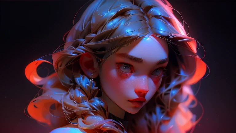 Captivating (((couple))) portrait of two mysterious anime-inspired girls, beautiful detailed eyes, beautiful detailed lips, extremely detailed eyes and face, long eyelashes, alluring white gradient long hair, ((braid)), indifferent yet kind expressions, (2girls), (portrait, digital painting, digital art:1.2), (best quality, 4k, 8k, high resolution, masterpiece:1.2), (girl2 is beautiful, black hair), ultra-detailed, (realistic, photorealistic, photo-realistic:1.37), dramatic lighting, cinematic composition, vibrant colors, elegant, melancholic, ethereal, dreamlike, (((((two girls, two people))))) {two people}