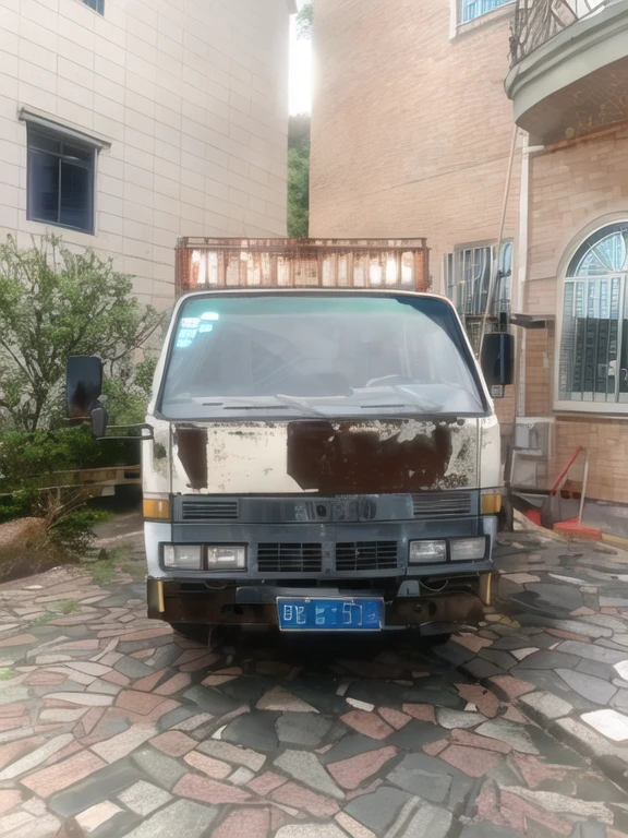 There is a truck parked in front of the building, Front view 2 0 0 0, Front view, 1 9 9 0, 1990, Front, Front view, full Front view, , , 1995, 1 9 9 5, 1 9 9 4, 1994