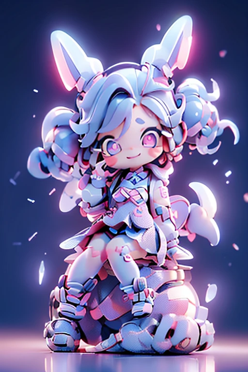 ((Little girl working in office lab)), (masterpiece, best quality) ,White long twin tail hair chibi, Pixie Cut Chibi, Chibi in dress, Chibi happy at work, Chibi smiling at work, Chibi looking at computer, Sitting in an office chair, (detailed skin:1.3),(detailed eyes), (sharp focus)