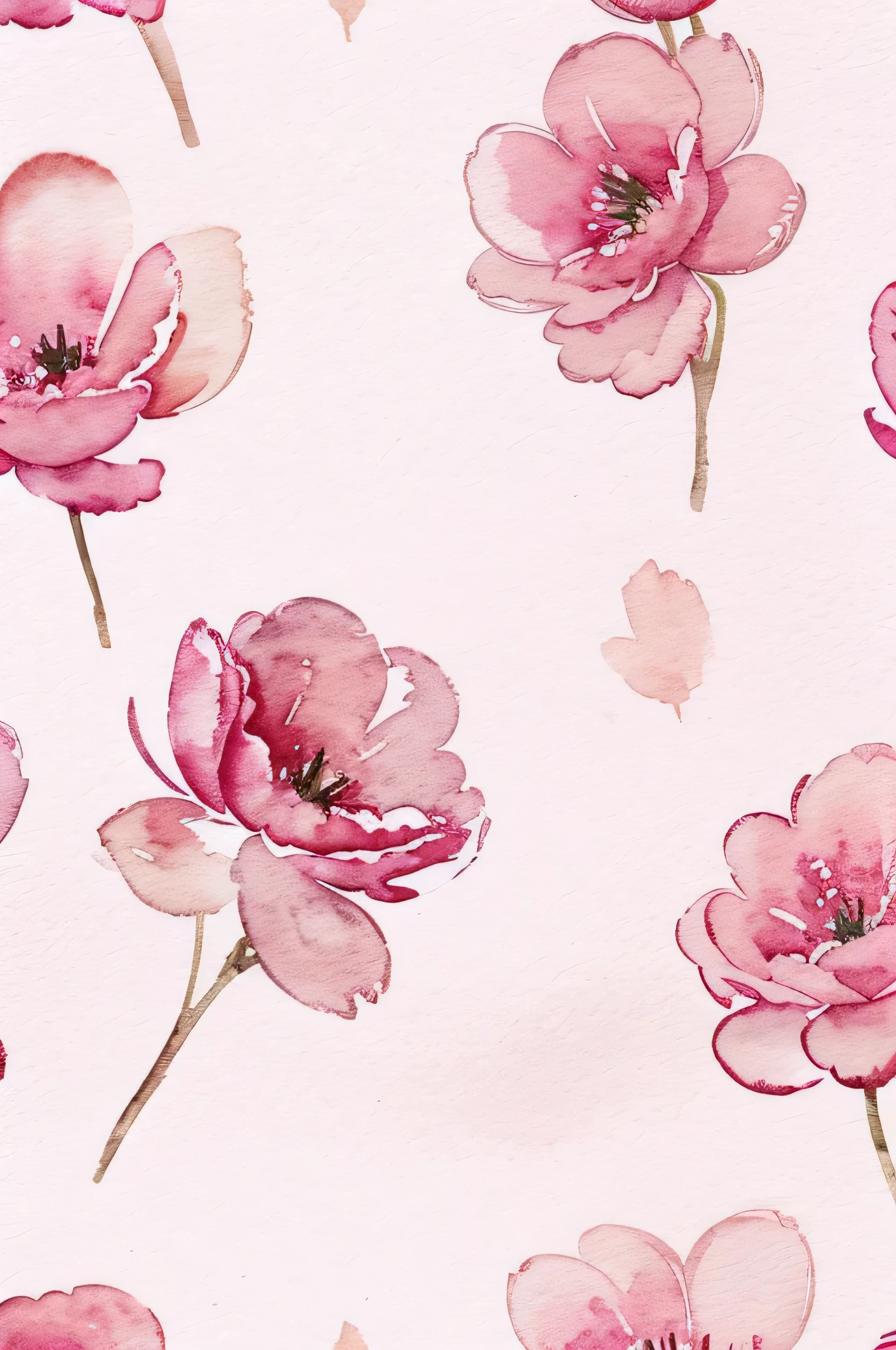 pink watercolor pattern