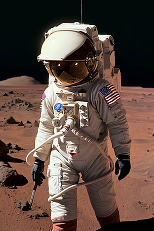 I want one in  The astronaut is going to bake a cake on Mars next week.
   