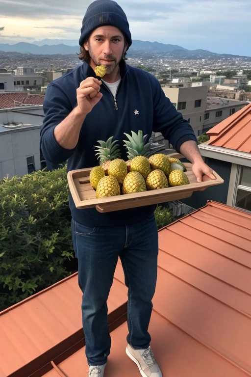 I want one in
- The actor is going to juggle pineapples on the rooftop at midnight.