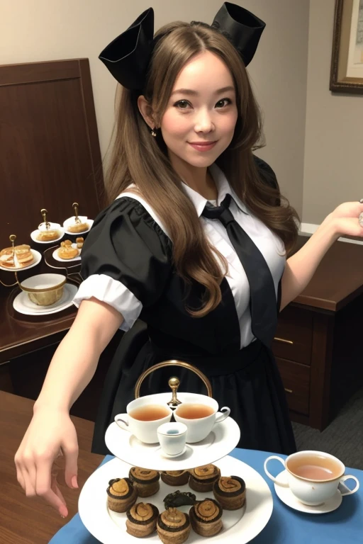 She's going to invite the judge to a tea party with an extraterrestrial theme.