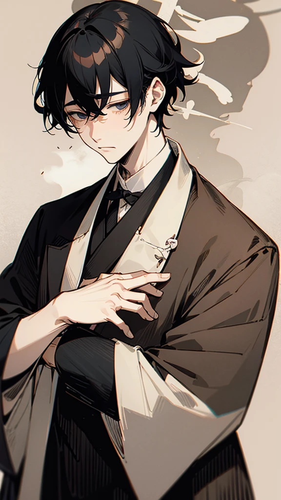 、Taisho period、Pale-faced man、disease