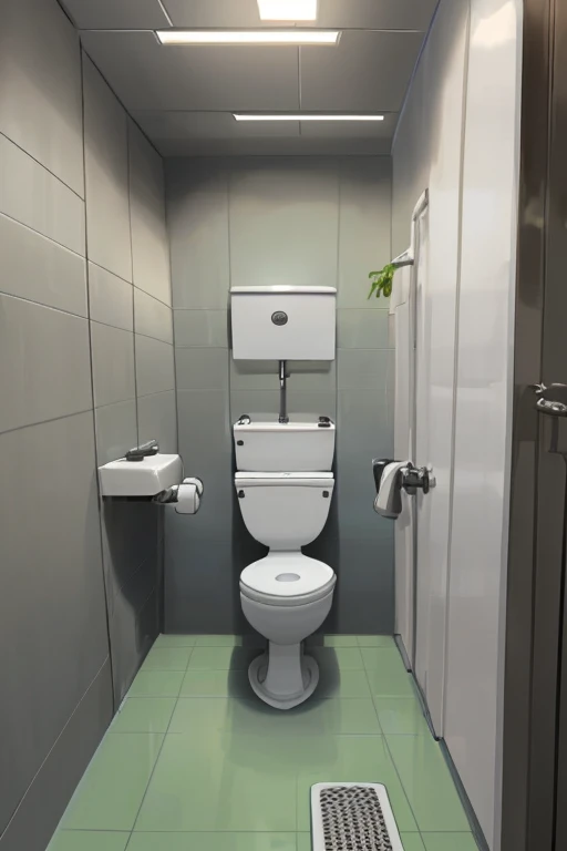 Company toilet, A long line