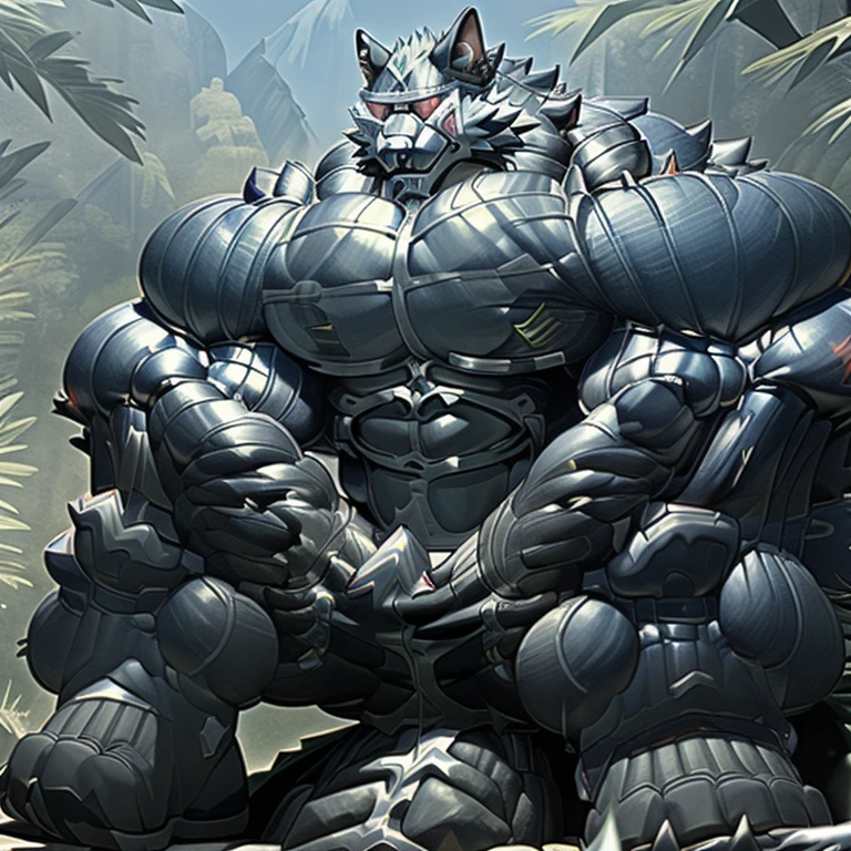 (masterpiece, best quality, detailed:1.2) detailed full body, 8K, freddy, wolf muscular werewolf, muscular! Commission for High Res,
unusually developed muscular body, body full of huge muscles.
pectorales enormes. Exaggeratedly huge muscles. Gigachad Muscular, 8K, Masterpiece, highres, future fiction. black visor, Detailed head, Detailed Body,full body, Detailed abs, wearing crNanosuit,strong and imposing, thicc, sitting on the throne,