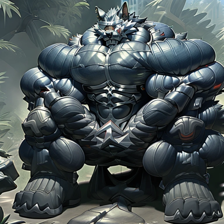 (masterpiece, best quality, detailed:1.2) detailed full body, 8K, freddy, wolf muscular werewolf, muscular! Commission for High Res,
unusually developed muscular body, body full of huge muscles.
pectorales enormes. Exaggeratedly huge muscles. Gigachad Muscular, 8K, Masterpiece, highres, future fiction. black visor, Detailed head, Detailed Body,full body, Detailed abs, wearing crNanosuit,strong and imposing, thicc, sitting on the throne,