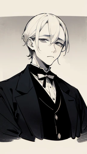 Taisho period、Pale-faced man、disease、ennui、monotone