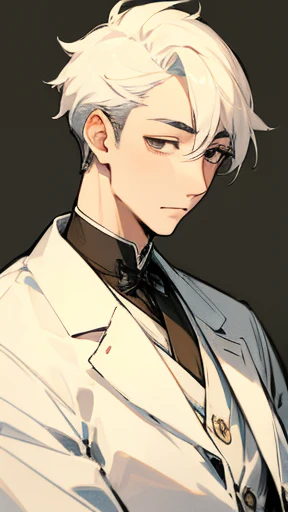 Taisho period、Pale-faced man、disease、Upper Body、