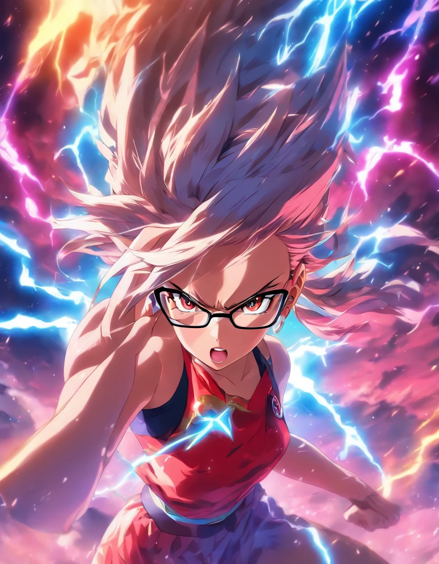 Towel skin　Thunder Call　woman　Glasses