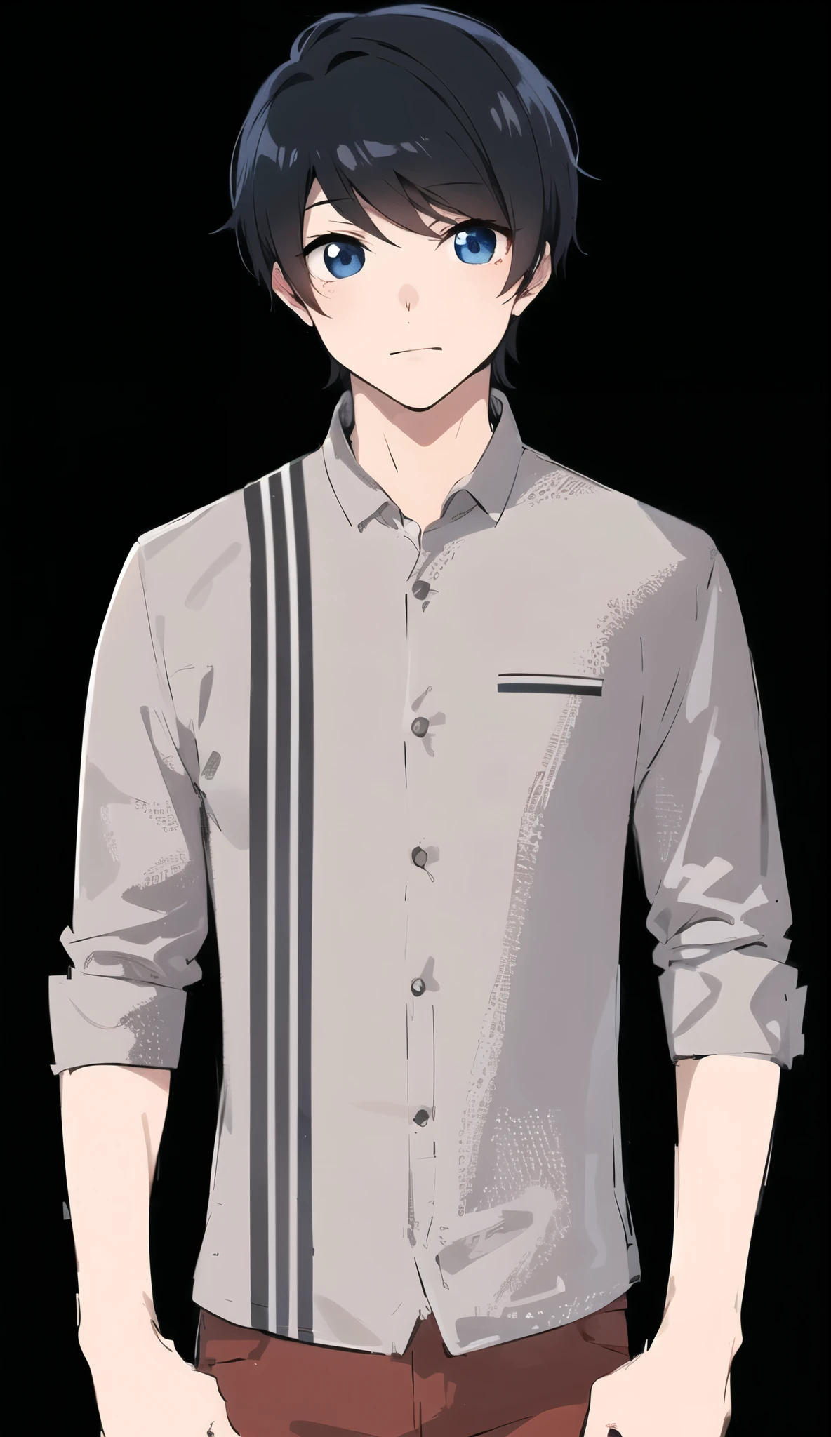 Anime boy cool cute skin white love live