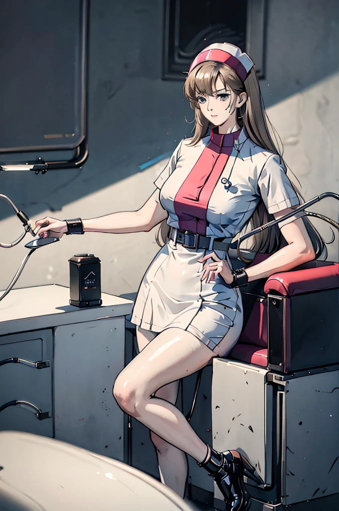 nurse uniform,hospital,  nurse suit,nurses,busty,elbow gloves,labcoat,blonde hair woman,red eyes , gigantic ,medical instruments,asian nurse,two nurses,,examination room,oversize ,big ass ,, lay on table ,legs spreaded,giving birth,gyno chair , dentist,,,black uniform,oversize breasts