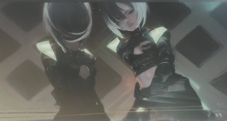 ((La mejor calidad)), ((obra maestra)), (muy detallado:1.3), ..............3D, Beautiful (cyberpunk:1.3) Mujer hacker, peinado corto,pelo corto, Volver al visor, cabello grueso, Terminal de ordenador operativo, Pantalla montada en la cabeza, computer server, Pantalla LCD, fiber optic cable, Logotipo de la empresa, HDR (High Dymanic Range), Trazado de rayos, NVIDIA RTX, Super resolution, Irreal 5, Subsoil Scatter, Textura PBR, Post-procesamiento, Anisotropic filtering, profundidad de campo, maximum sharpness and sharpness, Texturas multicapa, Albedo y Highlight Maps, Sombreado de superficies, Accurate simulation of light-material interactions, proporciones perfectas, Renderizado de octanaje, duotone lighting, ISO bajo, balance de blancos, Regla de los tercios, amplia apertura, 8K RAW, efficient sub-pixels, sub-pixel convolution, glow particles, dynamic pose