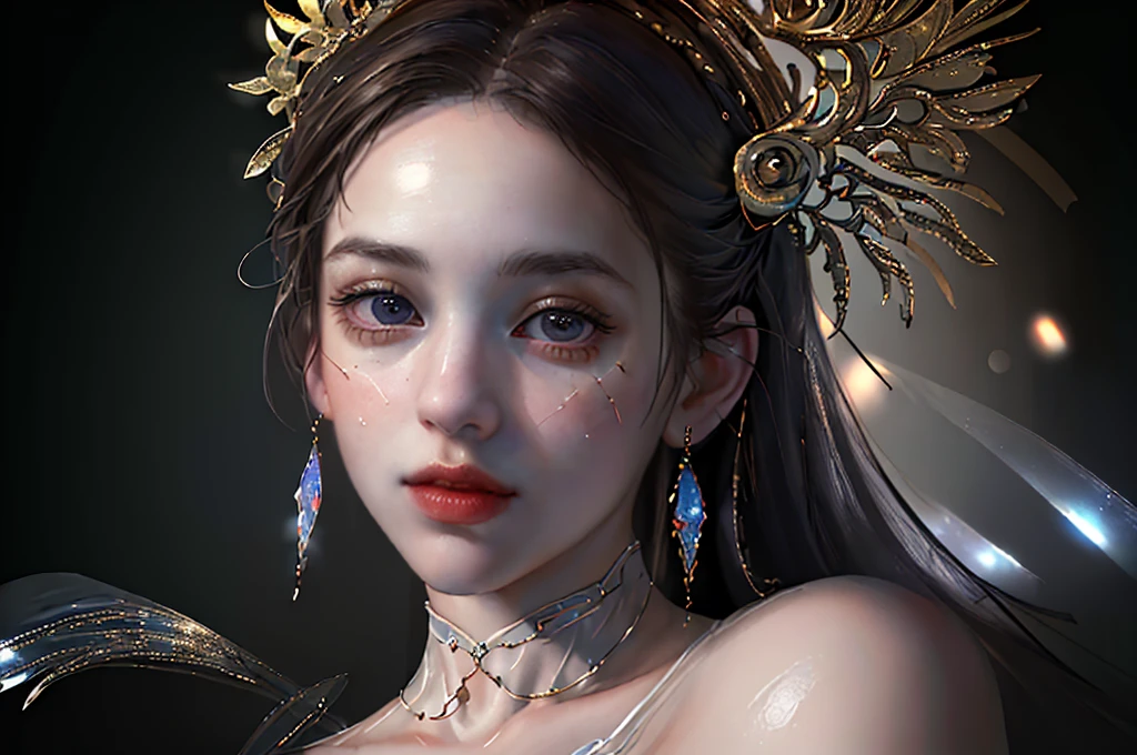 (best quality,4k,8k,highres,masterpiece:1.2),ultra-detailed,(realistic,photorealistic,photo-realistic:1.37),HDR,UHD,studio lighting,ultra-fine painting,sharp focus,physically-based rendering,extreme detail description,professional,vivid colors,bokeh,portraits

A girl with a thick body wearing a long dress stands in the center of the artwork. 