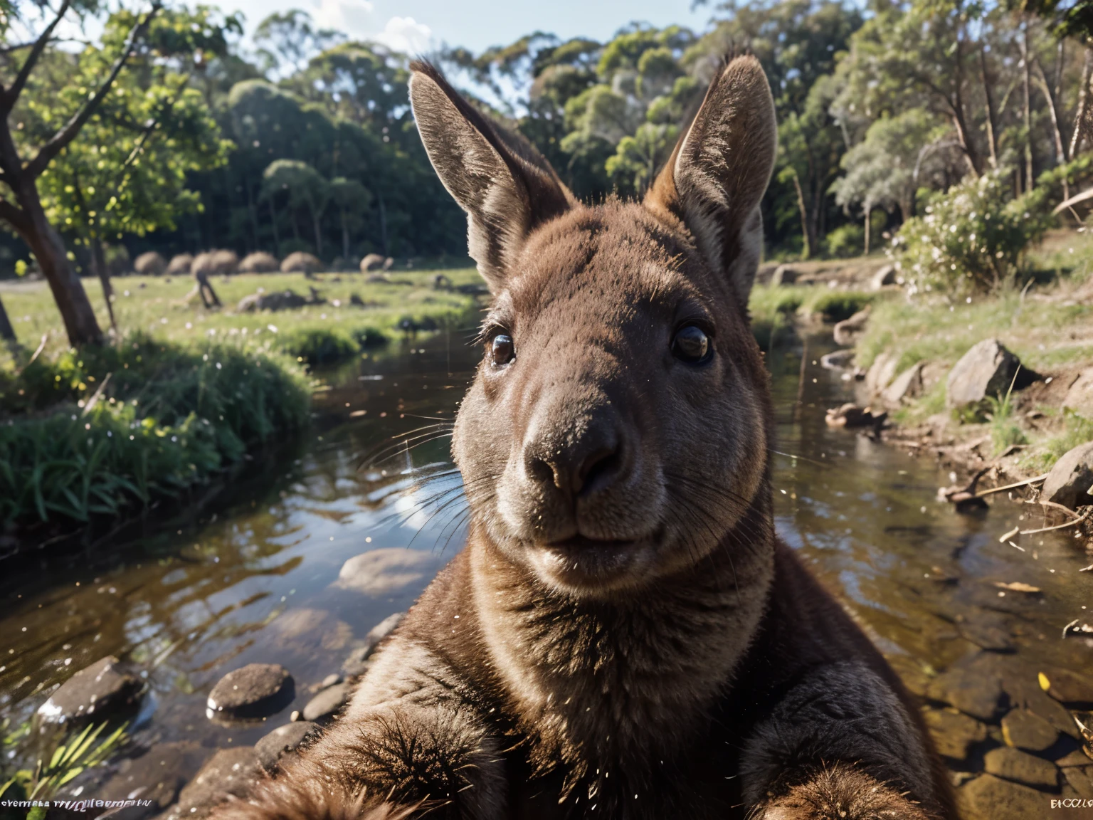 high details, high quality, high-definition32K, ((Quakka Wallaby)), ((Selfie)), ((Animal Photography)), cute, award winning, Adorable, Natural, Lively, high quality, vivid, Charm, smile, ecology, Expressive, High quality, distinct, Impactful, Heartwarming, harmonious, Joyful, Award-winning works, Featured, Photogenic, Natural light, wild, clear, beauty, detail, Artistic, Impression