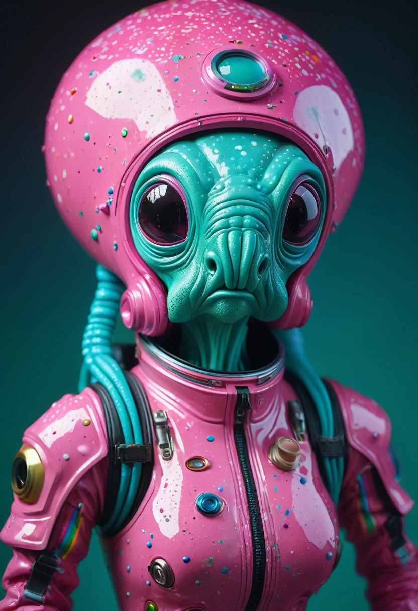 8K, ARTISTIC photogrAphy, best quAlity, mAsterpiece: 1.2), A (potrAit:1.2) Don Bluth Style  ASTRONAUT Cthulhu pink Toon Doll, full body RAW candid cinema, cyan hair, 16mm, color graded portra 400 film, remarkable color, ultra realistic, sad admosphere, dark lighting, oppressive atmosphere, depressive colors, kodak portra 400, photograph,r, Natural Light,  Pinhead lighgts, blur reflection, Brush Strokes, Smooth, abstract, Splatter, Oil On Canvas, rainbow colors, fractal isometrics details bioluminescens : a stunning realistic photograph of wet bone structure, 3d render, octane render, intricately detailed, titanium decorative headdress, cinematic, trending on artstation | Isometric | Centered