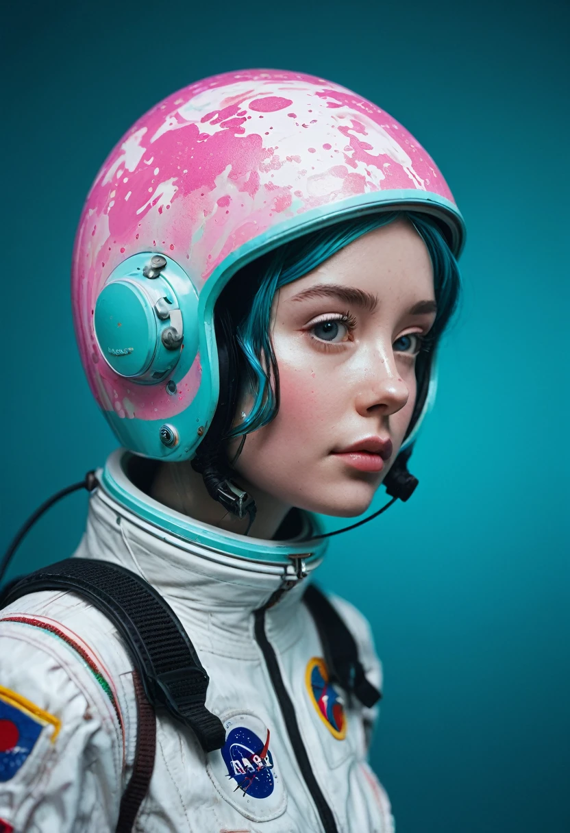 8K, ARTISTIC photogrAphy, best quAlity, mAsterpiece: 1.2), A (potrAit:1.2) Don Bluth Style  ASTRONAUT nude pink Toon Doll, full body RAW candid cinema, cyan hair, 16mm, color graded portra 400 film, remarkable color, ultra realistic, sad admosphere, dark lighting, oppressive atmosphere, depressive colors, kodak portra 400, photograph,r, Natural Light,  Pinhead lighgts, blur reflection, Brush Strokes, Smooth, abstract, Splatter, Oil On Canvas, rainbow colors, fractal isometrics details bioluminescens : a stunning realistic photograph of wet bone structure, 3d render, octane render, intricately detailed, titanium decorative headdress, cinematic, trending on artstation | Isometric | Centered