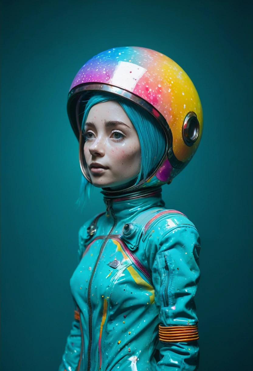 8K, ARTISTIC photogrAphy, best quAlity, mAsterpiece: 1.2), A (potrAit:1.2) Don Bluth Style nude ASTRONAUT Toon Doll, full body RAW candid cinema, cyan hair, 16mm, color graded portra 400 film, remarkable color, ultra realistic, sad admosphere, dark lighting, oppressive atmosphere, depressive colors, kodak portra 400, photograph,r, Natural Light, Pinhead lighgts, blur reflection, Brush Strokes, Smooth, abstract, Splatter, Oil On Canvas, rainbow colors, fractal isometrics details bioluminescens : a stunning realistic photograph of wet bone structure, 3d render, octane render, intricately detailed, titanium decorative headdress, cinematic, trending on artstation | Isometric | Centered