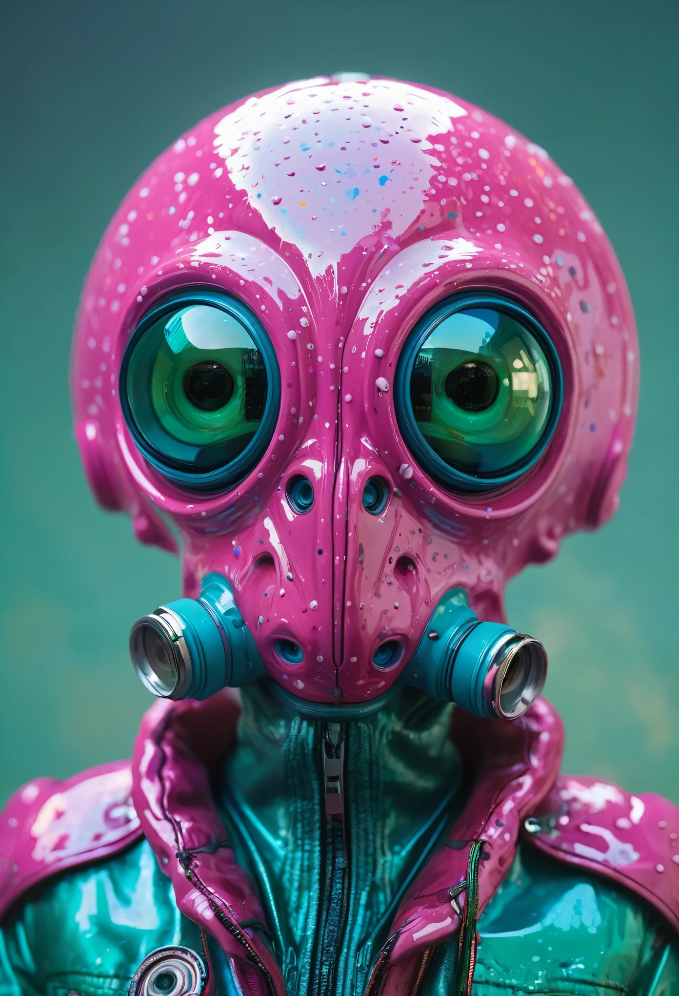 8K, ARTISTIC photogrAphy, best quAlity, mAsterpiece: 1.2), A (potrAit:1.2) Don Bluth Style  ASTRONAUT Cthulhu pink Toon Doll, full body RAW candid cinema, cyan hair, 16mm, color graded portra 400 film, remarkable color, ultra realistic, sad admosphere, dark lighting, oppressive atmosphere, depressive colors, kodak portra 400, photograph,r, Natural Light,  Pinhead lighgts, blur reflection, Brush Strokes, Smooth, abstract, Splatter, Oil On Canvas, rainbow colors, fractal isometrics details bioluminescens : a stunning realistic photograph of wet bone structure, 3d render, octane render, intricately detailed, titanium decorative headdress, cinematic, trending on artstation | Isometric | Centered