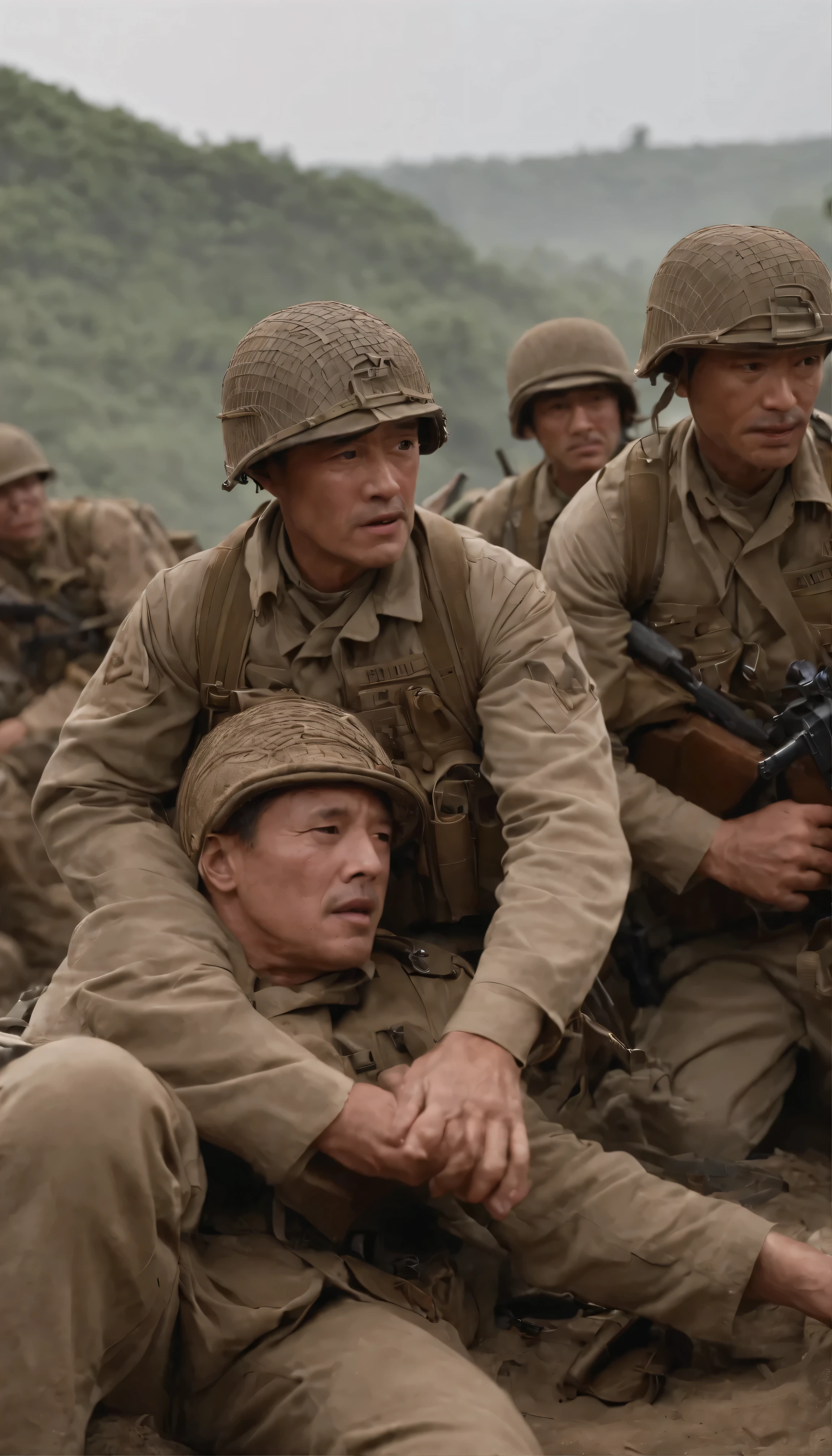 movie「A Bridge Too Far」So、Robert Redford plays Lieutenant Colonel Cook of the 82nd Airborne Division of the US Army.、exposed to heavy enemy fire、In one scene, he orders his troops to storm a strategically important bridge.。This unique scene、Captured beautifully in high resolution with a Canon EOS R5 camera set to 8K.、We present the movie as a masterpiece of artistic movie making.。The images are super realistic、Full of intricate details、This video is、It showcases dramatic lighting that perfectly accentuates the determined expressions of the soldiers and the tense atmosphere.。Against a background of cold and powerful scenes、The dramatic tone is further emphasized.、It's a memorable scene from the movie.。
