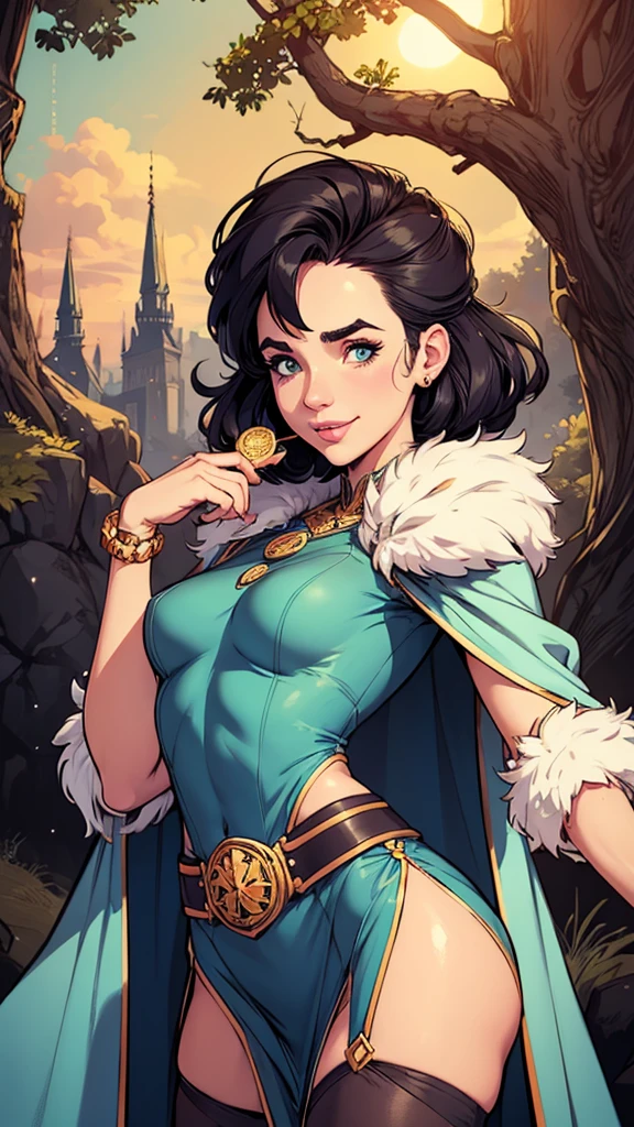 Com um dragão Ennifer Connelly, very long to the waist and half curly with bangs, seios pequenos, olhos grandes com um brilho apaixonado, olhos verdes mel, Um lindo sorriso, vestindo uma camiseta preta longa com um terno feminino verde e jeans, in a serious and sweet comic-style pose, alta qualidade Jennifer Connelly personagem mulher estilo Jennifer Connelly com marcas de guerras Imagem de desenho animado de uma mulher .Ilustra??o estilo desenho animado, estilo de arte dos desenhos animados, estilo de arte dos desenhos animados, digital illustration style, estilo atompunk projeto de pessoaagens altamente detalhado, arte digital detalhada coragem, Forest fan art, Design de personagens de retrato, beautiful digital illustration, retrato de alta qualidade, Arte em quadrinhos, mulher jovem cabelo com transas lindas . Queen Anna by Jennifer Connelly lined eyes Medium large bust and wonderful sexy clothes. image expression of sexual desire from waist to head illustration Queen Anne of Arendelle atompunk style Fallout 4 style pose playboy magazine sensual witch Character cartoon style facial expression happy beautiful smile and six medium small portrait mode waist up with lots of gold around her other stones portrait precious mode waist up queen of the south Jennifer Connelly GTA scenery dominatrix gold coins chest with jewelry with her boyfriend, um homem com barba preta, armado com um estilo militar, Jennifer Connelly Turnaround sheet Creates multiple images in different poses of the same cartoon character:1.2), Woman from Southern Brazil Drawing Art Gaucho Artline white background woman Cartoon image of a woman , roupas sensuais , uma linda feiticeira, cabelo loiro, Magia, cabelo curto loiro, estilo fantasia, vestido loiro, sorriso loiro, detalhado blue eyes, detalhado brown eyes, revelando o manto assassino, Magia robe, D&D, The cloak is made of origami, Weilding, sprinkle of times, detalhes intrincados, realista, Rendering of