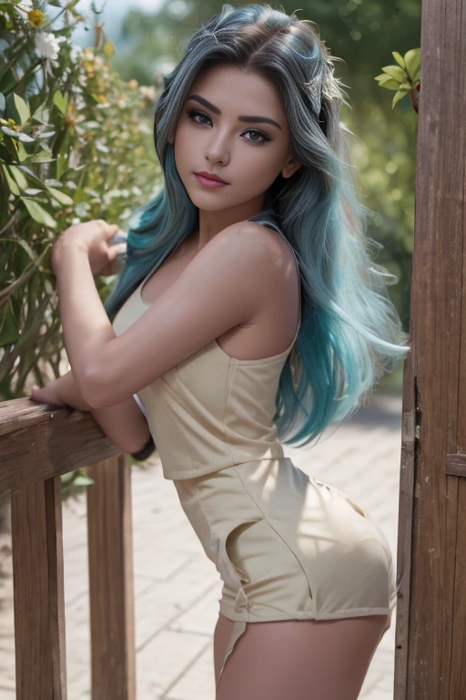 (La mejor calidad, 4k, 8k, Altas Resoluciones, Obra maestra:1.2), Ultra detallado, cara detallada, Labios y ojos detallados..........., lindo maquillaje , aspecto atractivo, Rostro expresivo, realista,
Romper ,Beautiful Caucasian woman , hermosa modelo adolescente 18 years old, Grandes ojos color morado, piel clara, slim and athletic, cabello largo , coletas,
Romper (dynamic pose), senos grandes , excited expression, Luz solar suave iluminando la escena, Sutil movimiento del viento en el cabello, happy expression, gloomy atmosphere, afable, Natural lighting that emphasizes your features..........., Subtle shadows that add depth and dimension to the image....... mlp , Aria blaze , ojos color morado , pelo largo color morado con mechas color turquesa, cabello color morado con coletas , parque , noche , cuerpo completo , posando sexy , usa outfit sexy