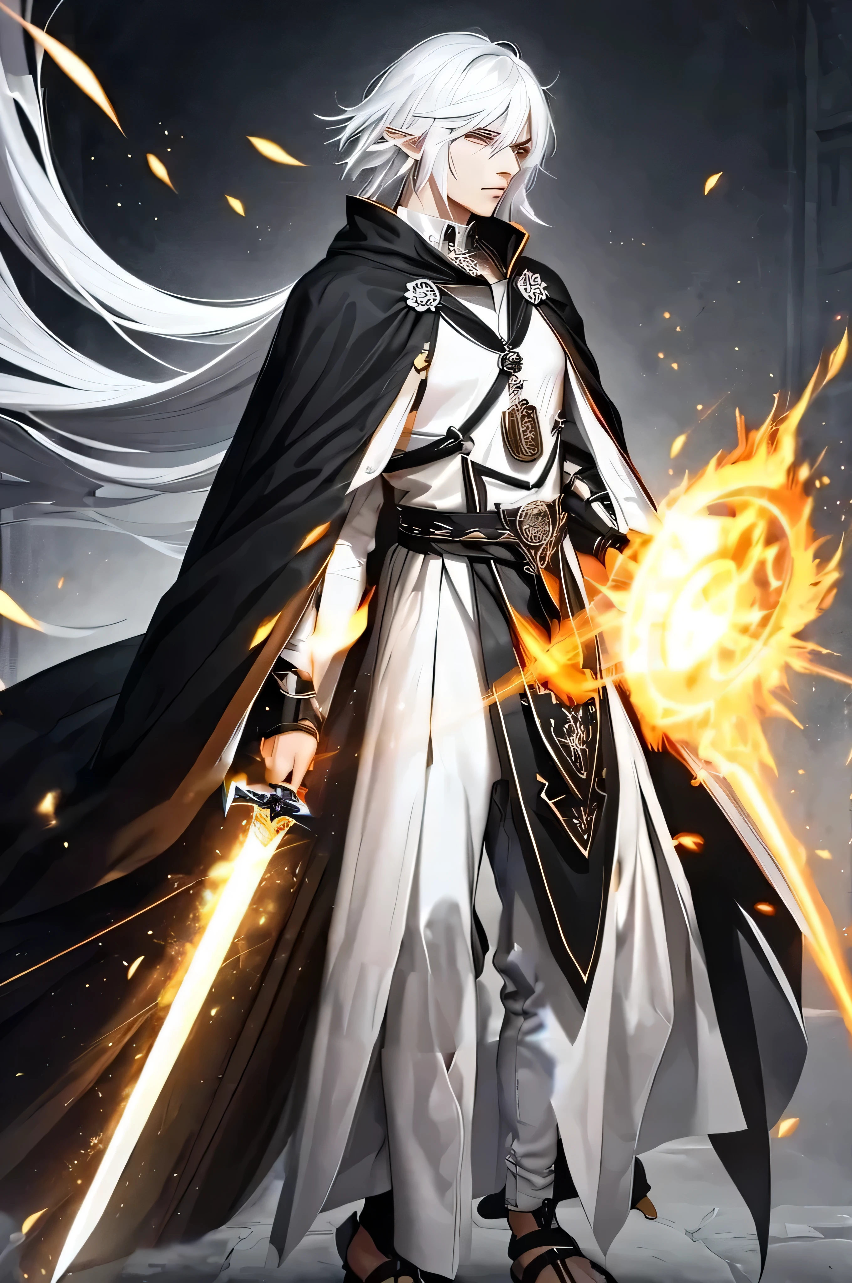 remove the sword, put black fabric