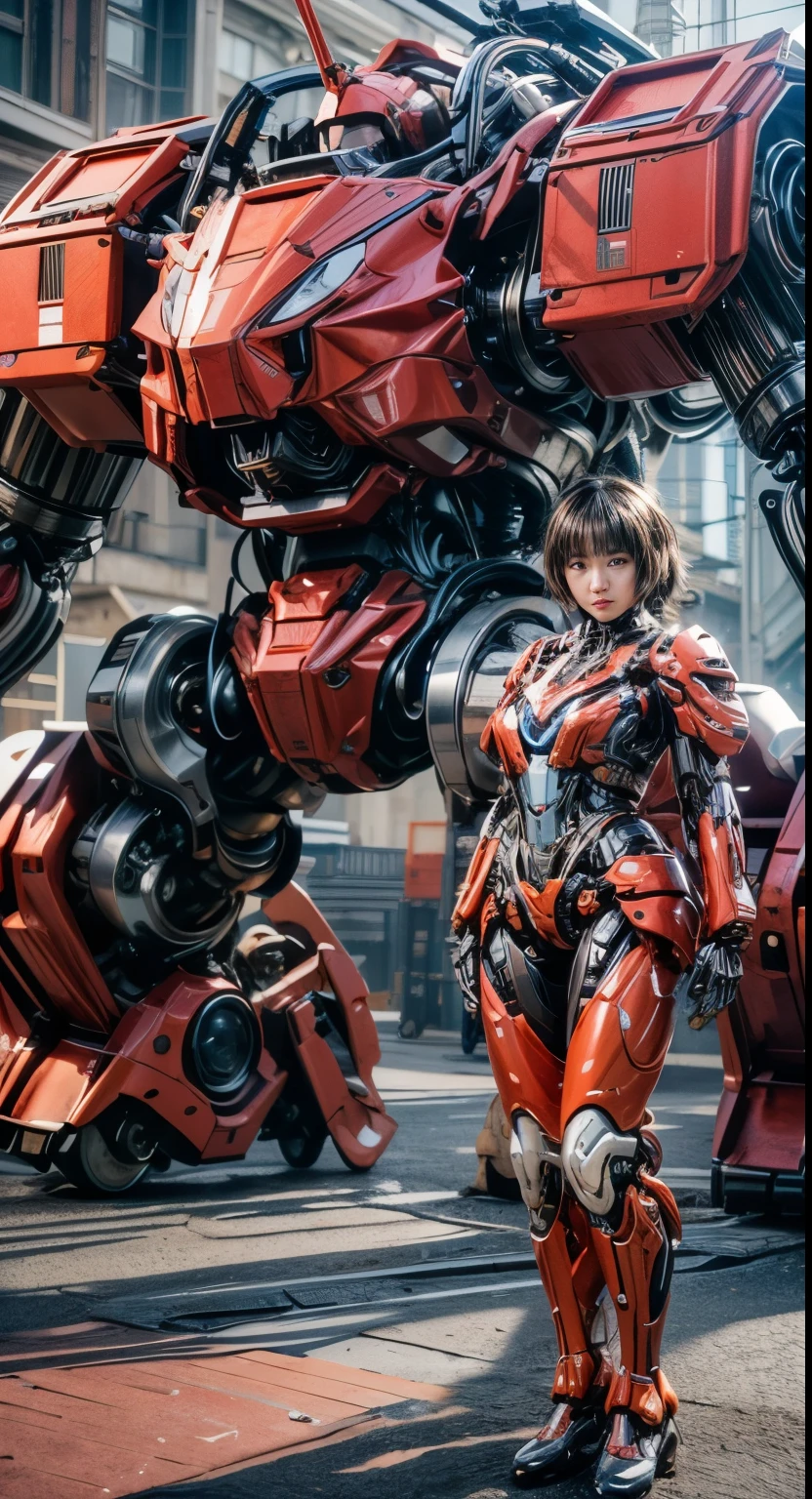 (best quality:1.2), 8k, highres, octan render, (masterpiece), extremely ultra detail, cyborgized Japanese woman, extremely ultra cute face, , skinny body, flat chest, (blue metallic mechanical frame:1.5), (Power cables connected throughout the body), detaile up, Instead of hair, there are cables growing out of it, mechanical fusion, mechanical skeleton, bio mechanics, mechanical life-form, highly intricate detail, extremely ultra real texture, human-like skin, realistic hair, ultra realistic details, professional lighting, (realistic:1.4), (RAW photo:1.2), (photorealistic:1.37)
