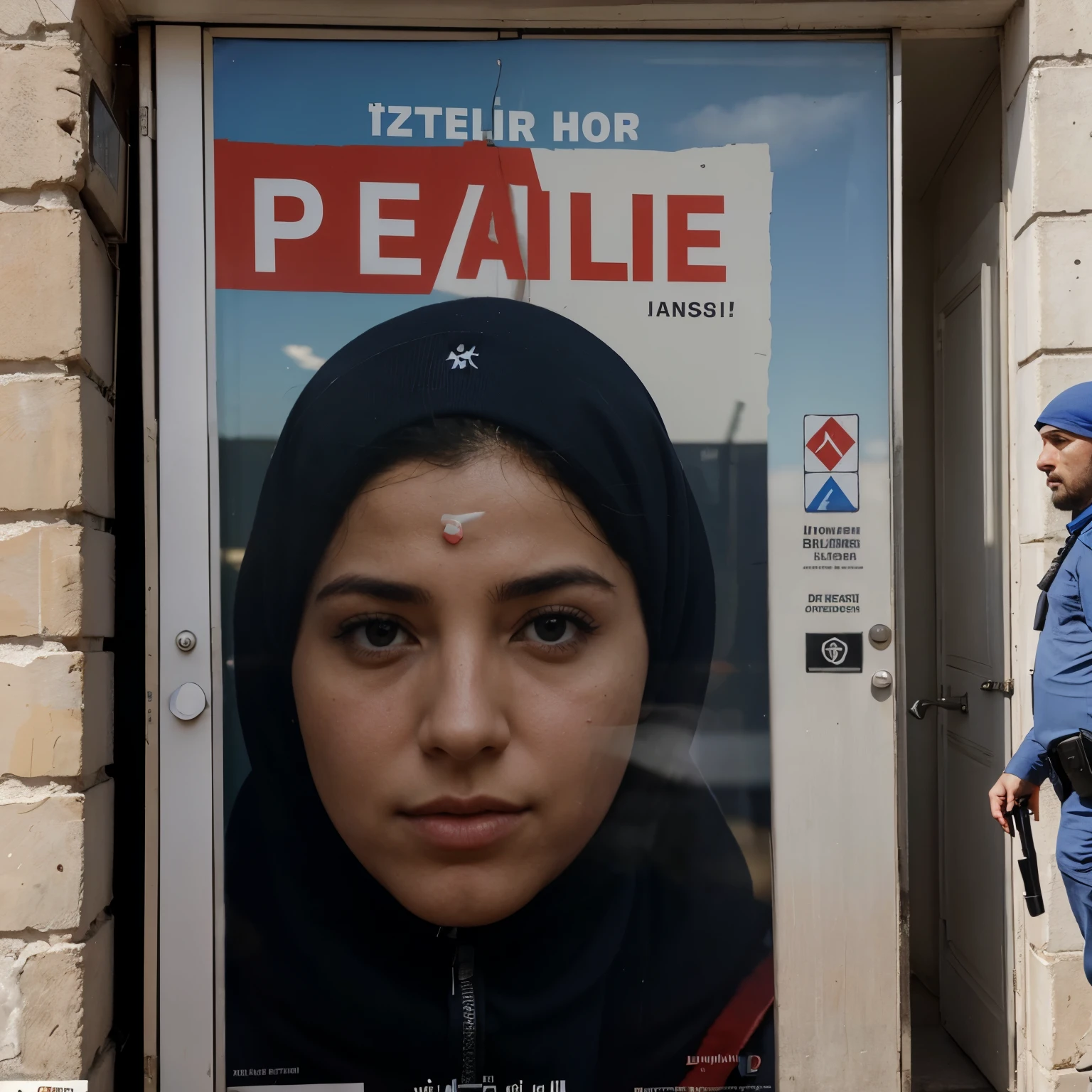 Peut tu me faire une affiche de propagande pour dénoncer les crimes de guerre que commettent les israéliens sur le peuple palestinien