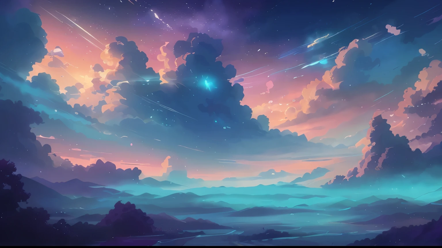 4 k hd wallpaper illustration, 4k hd illustration wallpaper, Wallpaper Anime Blue Purple Sky, Colorful anime background, background artwork, Fantastic numbers, Anime Background Art, Anime beautiful peaceful scene, Beautiful art UHD 4K, Soft Numbers, Underwater scene, anime background, Beautiful anime scene,8k, original photo, best quality, masterpiece:1.4))), Ultra-high resolution, Super detailed, illustration,octane,Shinkai style