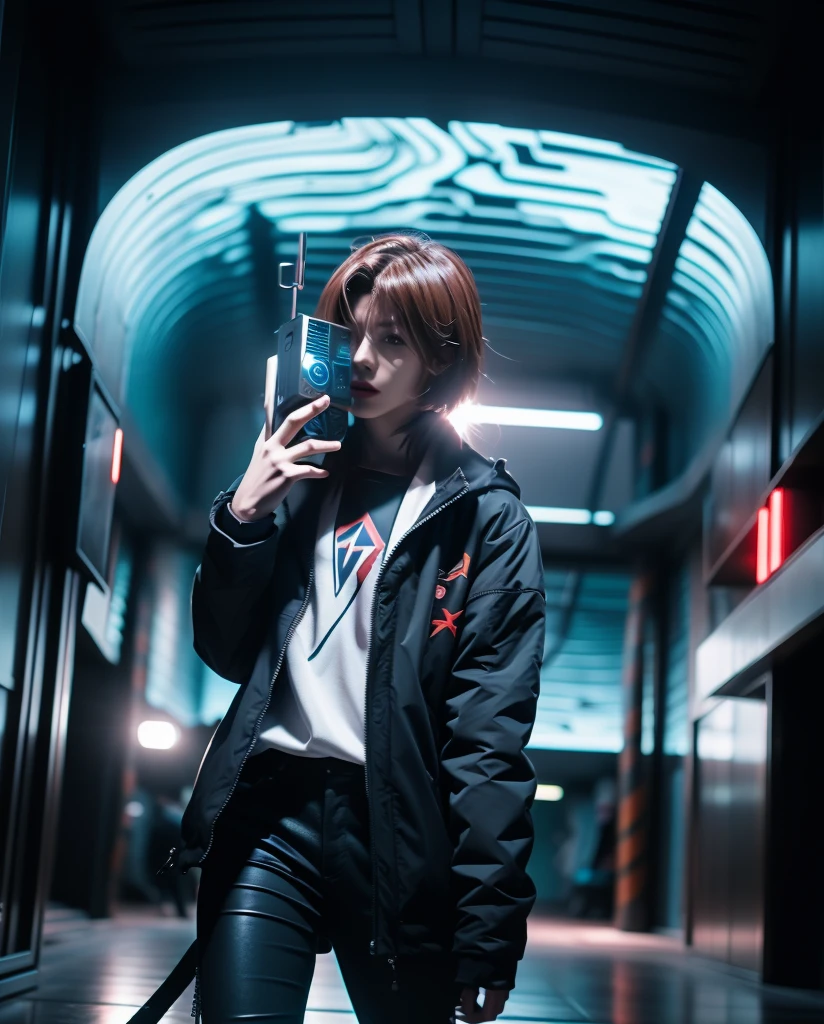 (8k anime:1.2),an epic starring a man with Teleport powers,(epic animation style), With amazing visual effects,(Futuristic Background),Exciting story. (Male protagonist,Superpower:Teleport,Moving forward animation,Amazing FX,Futuristic Background)