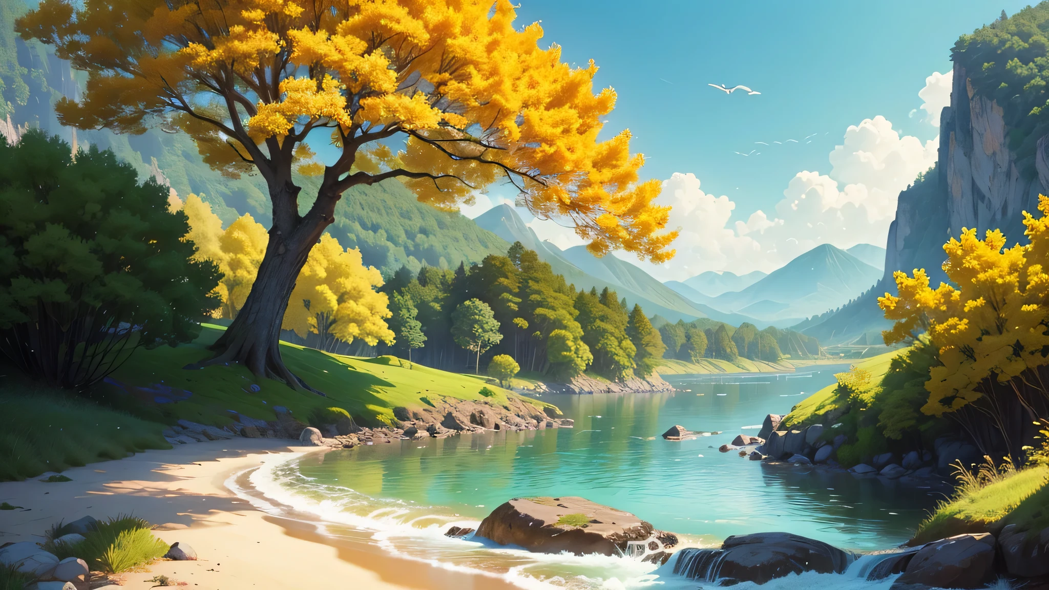 nature cheerful dynamic