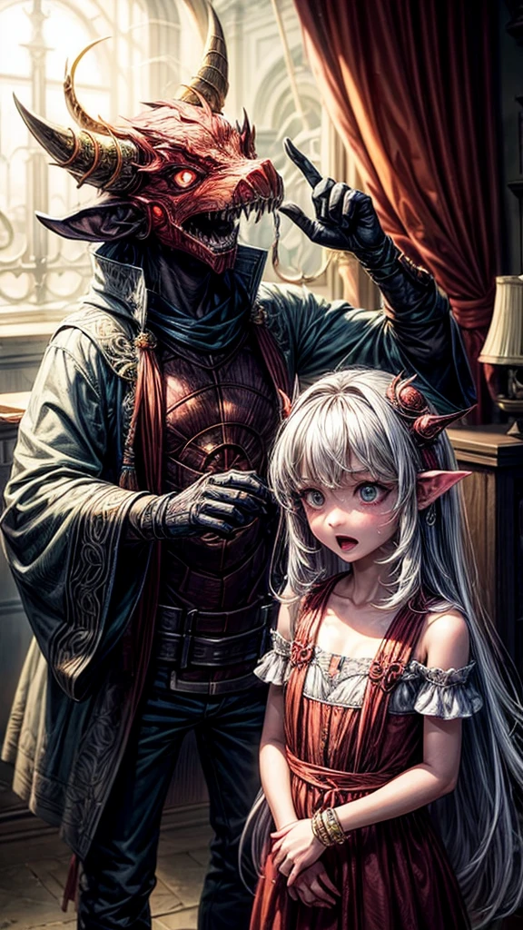 Asura and the frightened girl