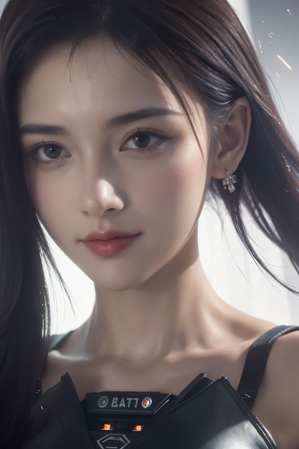 ((Best quality)), ((masterpiece)), (detailed:1.4), 3D, an image of a beautiful cyberpunk female,HDR (High Dynamic Range),Ray Tracing,NVIDIA RTX,Super-Resolution,Unreal 5,Subsurface scattering,PBR Texturing,Post-processing,Anisotropic Filtering,Depth-of-field,Maximum clarity and sharpness,Multi-layered textures,Albedo and Specular maps,Surface shading,Accurate simulation of light-material interaction,Perfect proportions,Octane Render,Two-tone lighting,Wide aperture,Low ISO,White balance,Rule of thirds,8K RAW,