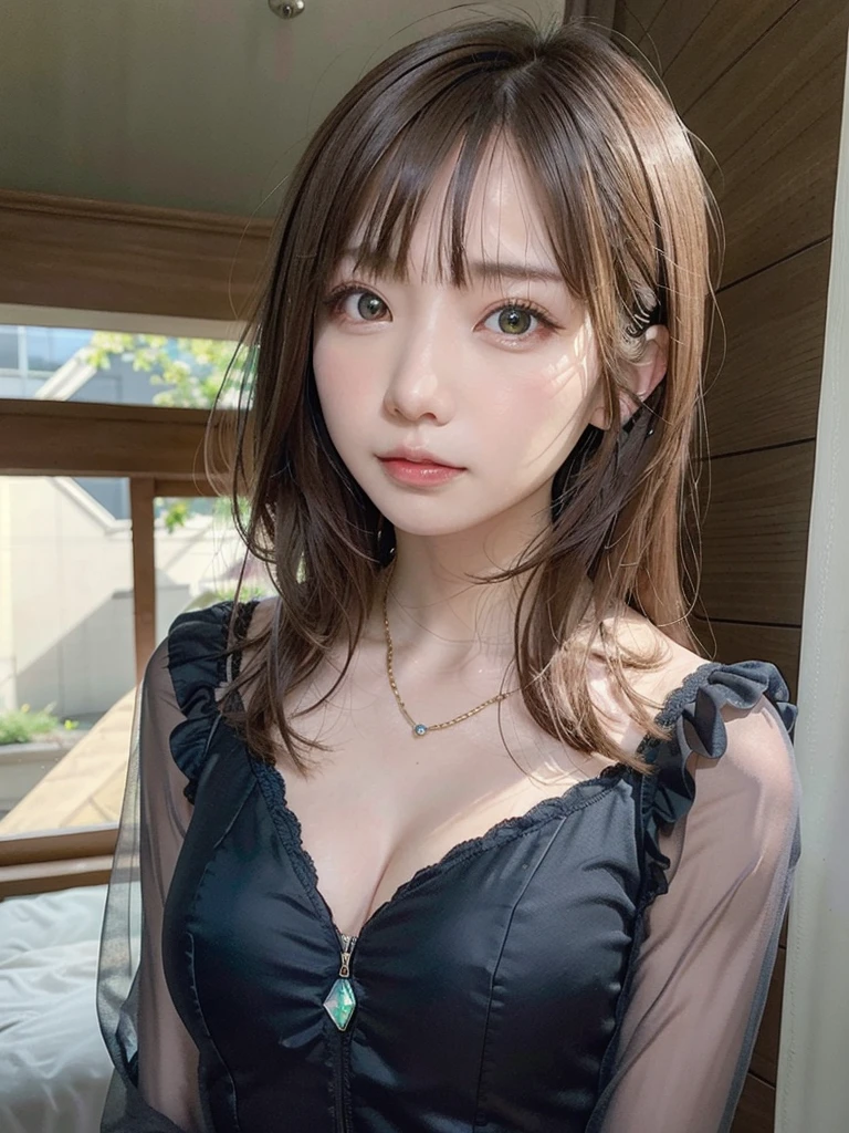 (Dynamic Angle:1.3),Extreme close up,the wind is strong,映画ofハイライト,1人of女of子,Upper Body,dancing,View your viewers, violet_Evergarden, alone, jewelry, blank eye,brooch, blonde_hair,( vevry long hair:1.2),floating hairlong_sleeve, ribbon, green_eye, Jacket, dress, gem, hair_ribbon,null, depth_of_Field, a close view of flying petal,