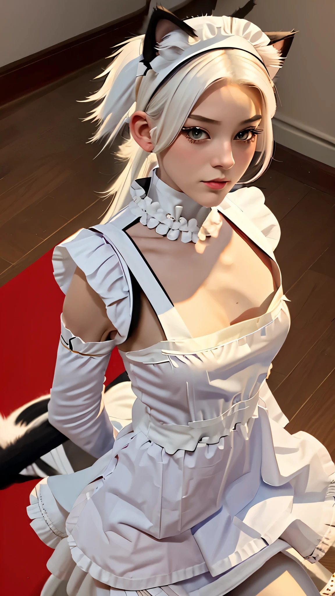 photo of edelgard_academy, hair ribbon, black jacket, black dress, ascot, red pantyhose, white gloves, high heels, walking on battlefield, moonligth, full moon, young, teen, (skinny), small , , 1 girl, (((3d, video game))),masterpiece, best quality, intricate details, 8k uhd, perfect face, perfect eyes