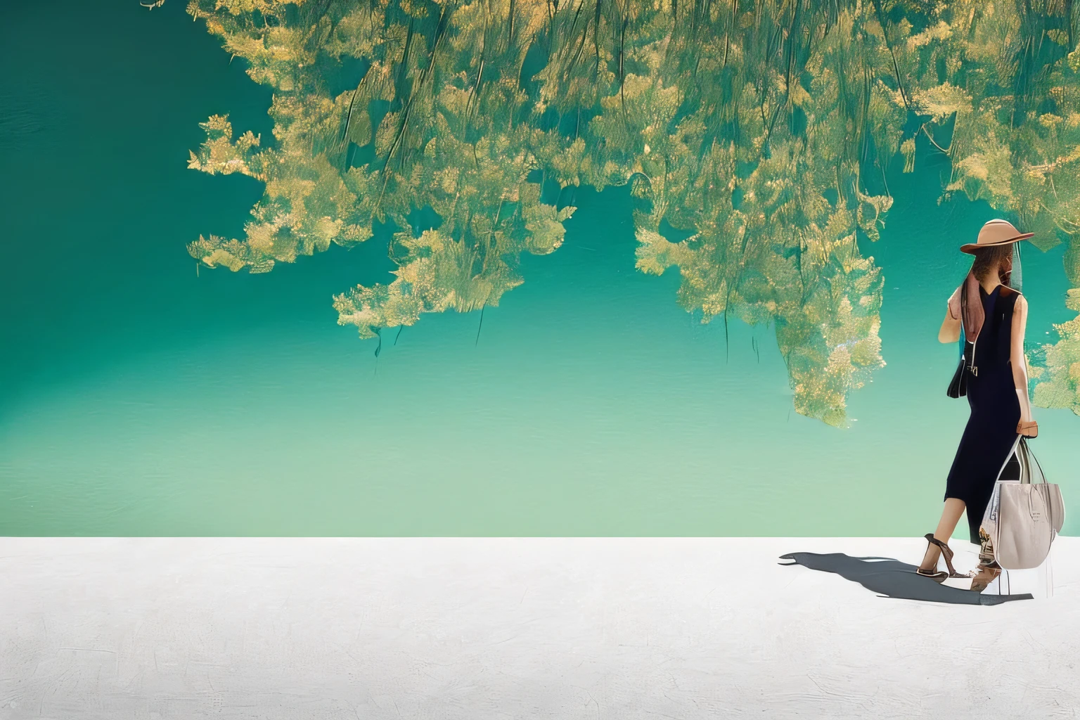 Duplex Style, woman, water