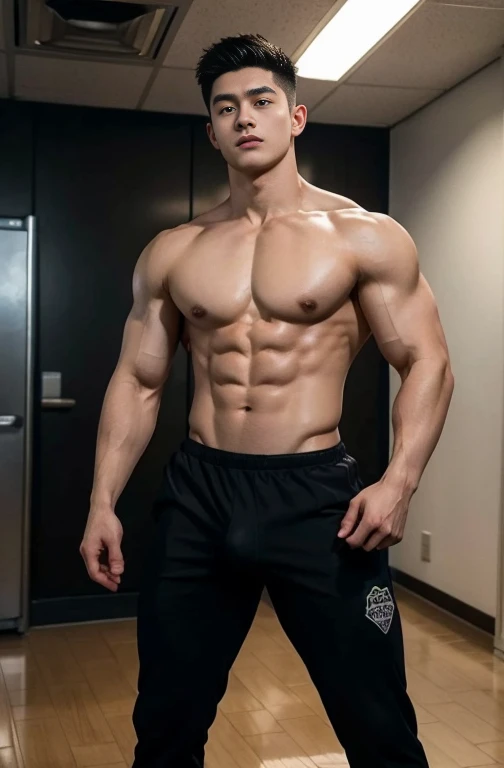 ung handsome guy,20-22 years old,super realistic, super detailed, human skin, mess curly hair, police officers,Interpol,Police Department,perfect studio light, Handsome,musculous,strong sport body, lean muscles, hairy bodies,handcuff, sexylice uniforms(Fine eye 1:3),Black eyes,full bodyesbian, full body tattoo, muscles, Inspired by Bian Shoumin, Inspired by Xiao Yuncong, yihao ren, yanjun cheng, jinyiwei, inspired by Huang Gongwang, xintong chen, naked bbig chest abs, bare butts, nice y butts, long big masturbate , sexy thshape bulge, n legs, police office background,