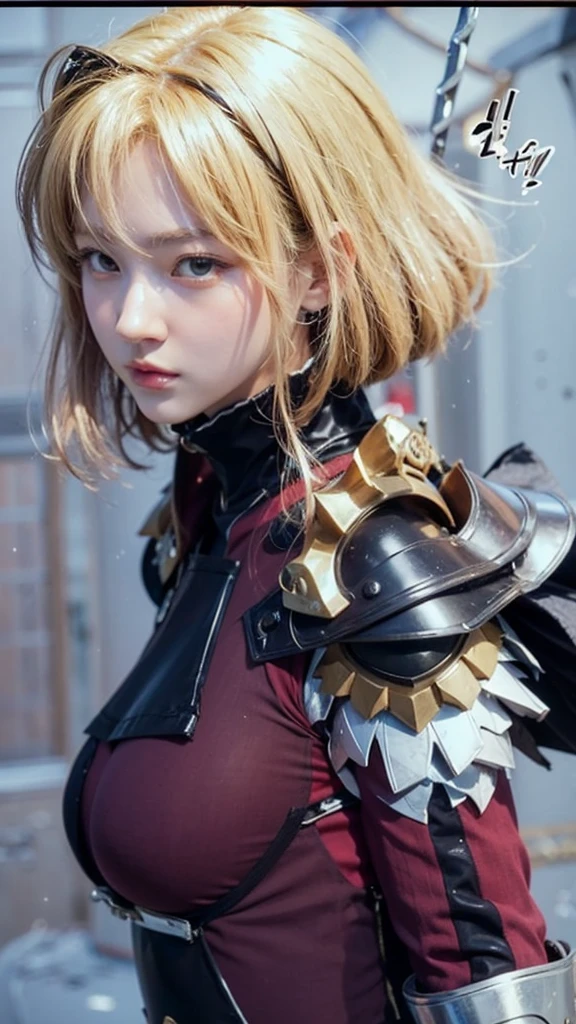 a close up of a woman in a costume with a sword, armor girl, anime girl cosplay, anime cosplay, girl in knight armor, realistic cosplay, ornate cosplay, professional cosplay,  beautiful armor, gorgeous female paladin, cosplay, full-cosplay, realistic