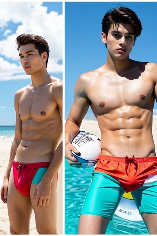 male Age 20 Lifesaver swimwear cool