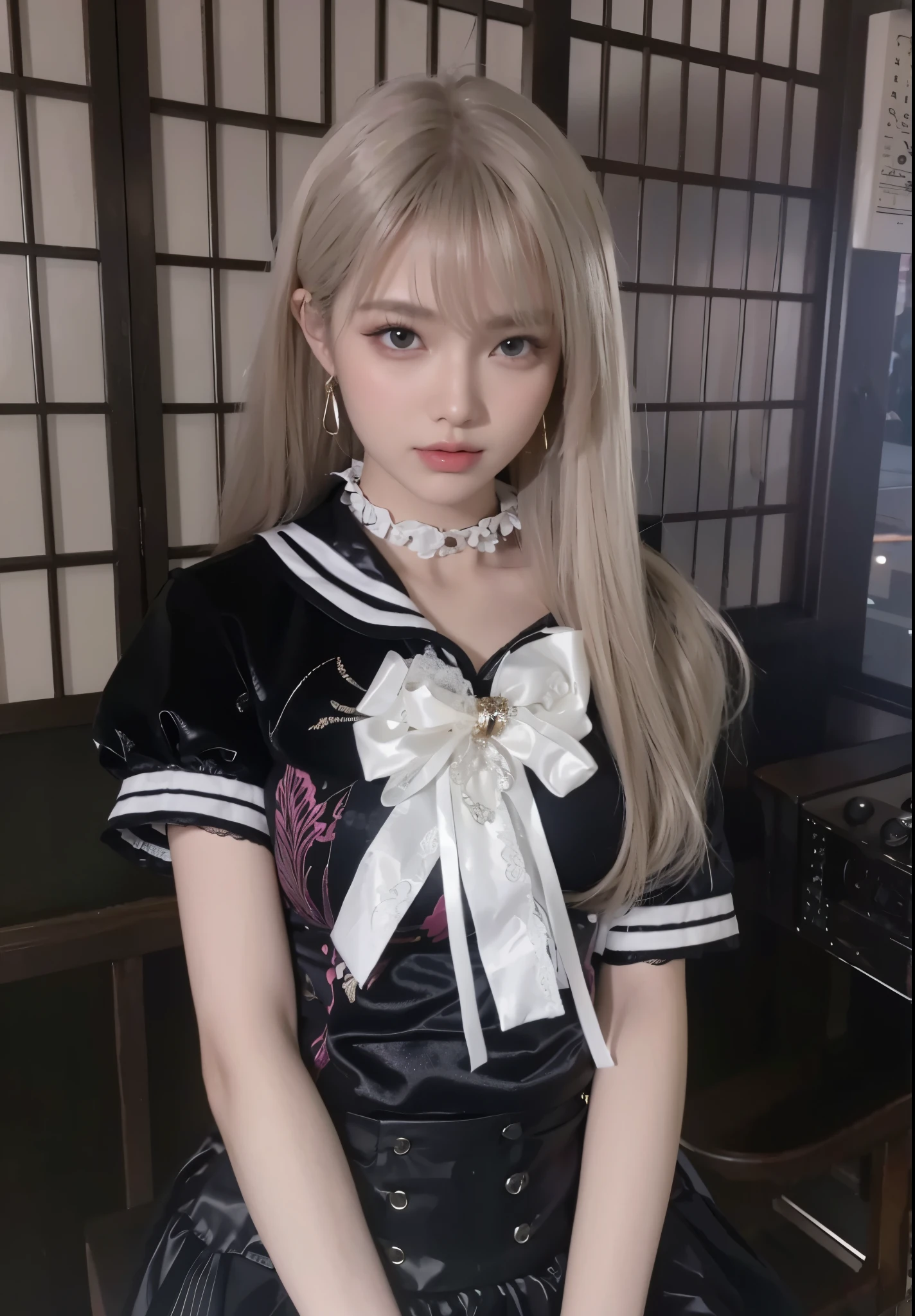 Game Art,CG Animation,Best image quality,Maximum resolution,8K picture quality,(A half-length photo),(portrait),(Head close-up),(Rule of Thirds),Unreal Engine 5 rendering works,20 year old girl,((Queen)),The eyes are very detailed,(Large Breasts),Elegant and noble,Light,Light线追踪,Game CG,((3D Unreal Engine)),OC rendering reflection mode,4K,Ultra-clear,Translucent lace,Fair and plump figure,Pretty Face,Light泽凝胶涂层,身着华贵礼服的Queen,Full breasts,Gorgeous clothing,There are complex and delicate tattoo patterns on the body,Stud collar