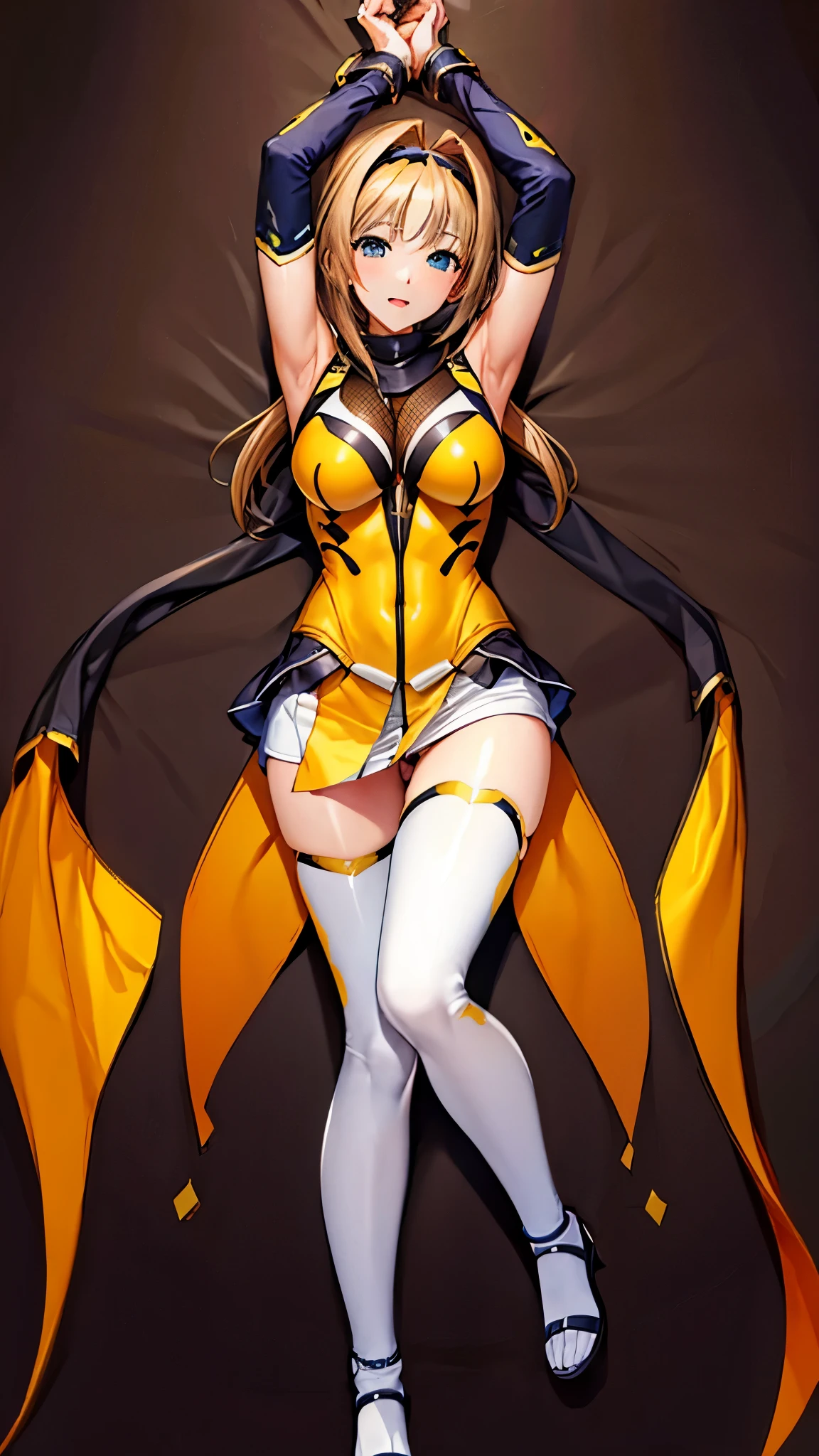 ultra quality, Ultra detailed、Yellow clothes、Even more sexy body