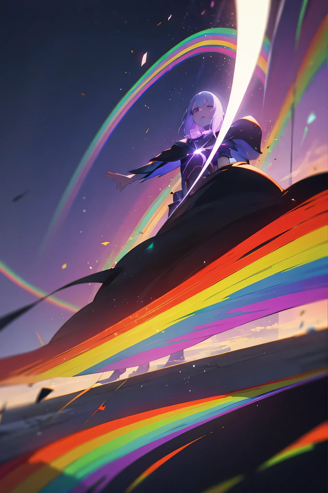 Aura images sync with rainbow