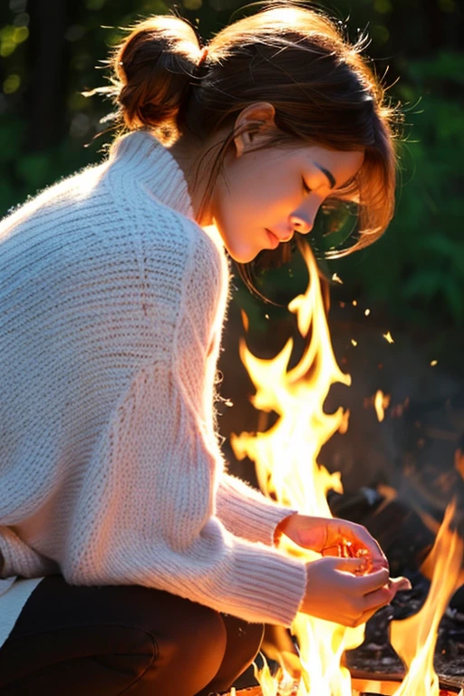 bonfire inflammation Swaying healing