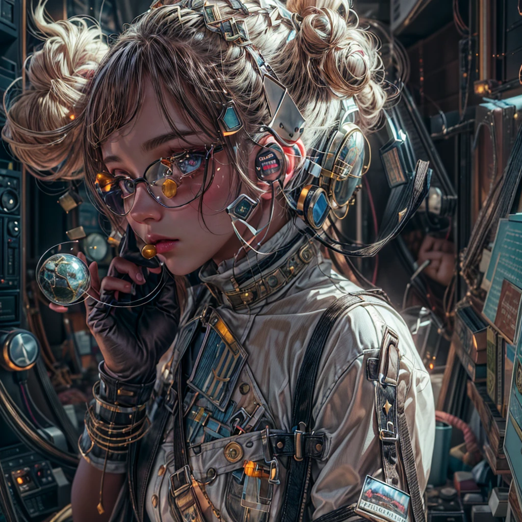 Candid capture of ((((Adorable, Fascinating, Fascinating, woman)))),(((goddess, soul))),(Top Buns),((Food, leggings, Layered skirt, Cowl, Pouch)),((boots, gloves, blade)), (((Fuzzy logic, Psychenotics, mysticism, Urban Gothic, Psychonaut, Science fiction, Hi-fi, Abstracted, Quasi-organic, Sacred geometry, Biomechanics, Alchemy, isometric))), (((The most beautiful images in existence))), 3D, 2.5D, Mid Real, (masterpiece), (masterpiece), ((highest quality)), ((highest quality)), ((highest quality)), ((High fidelity)), ((最High resolution)), ((High resolution)), ((Ultra-detailed)), (((Detail enhancements))), ((Very detailed)), Unity 8K, Unreal 8K, Octane Rendering, Awe-inspiring, Breathtakingly beautiful, High resolution, 超High resolution, High resolution, Full HD, Scrupulous, Complex, Intimate, Subtleties, Awards, (((The most beautiful artwork))), Caustics, Film Grain, Radio City, Photon Mapping, Ray Tracing