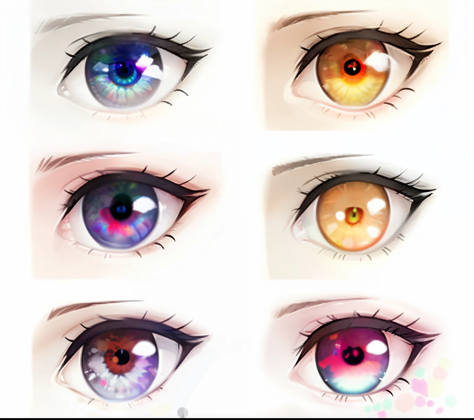 Eye texture, eye ball. irish