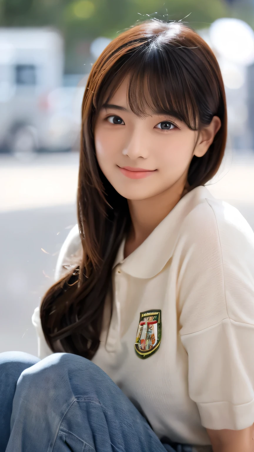 Female student very cute Natural feel boyish 16 years old Shortcuts