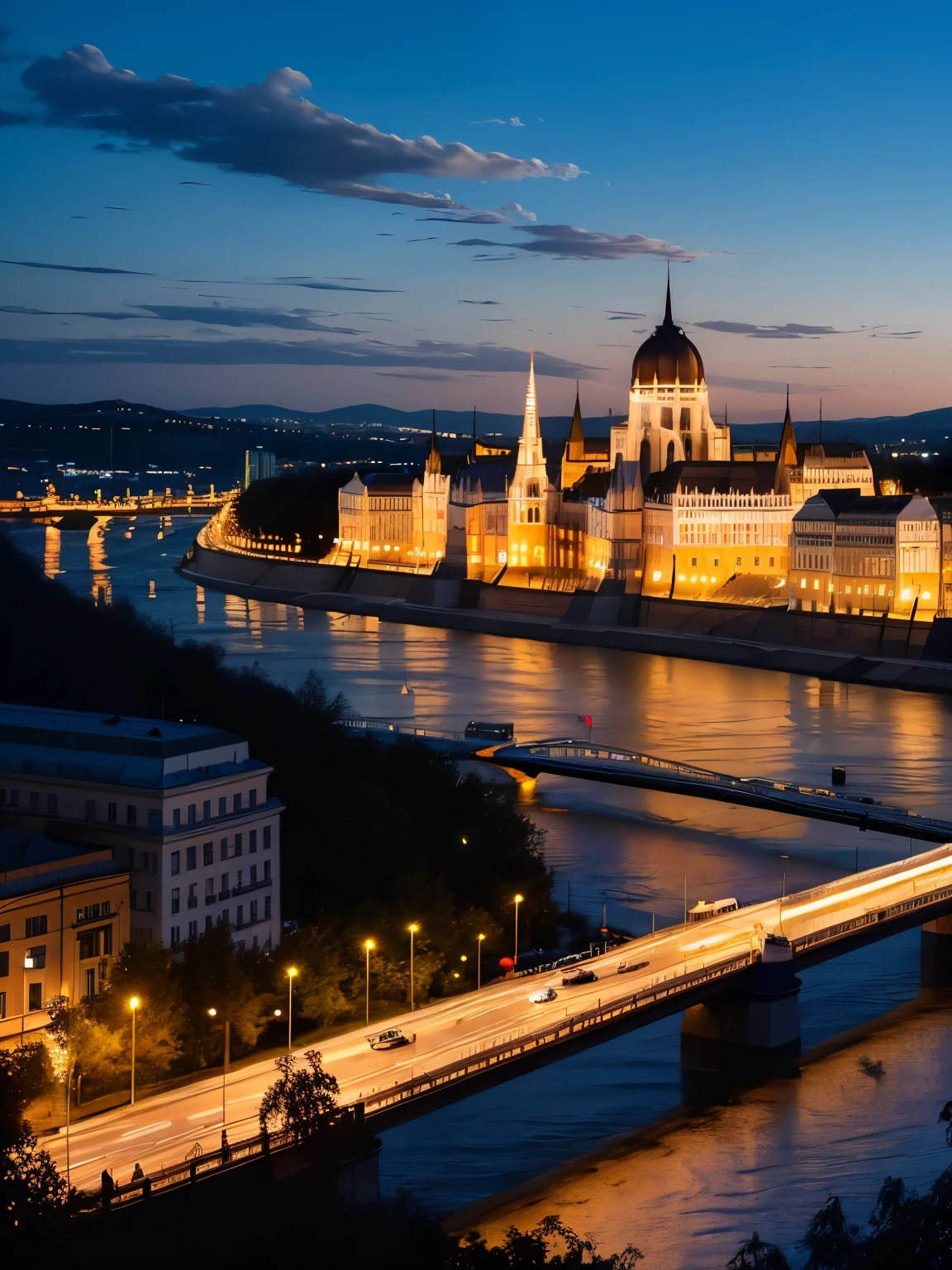 Twilight in Budapest