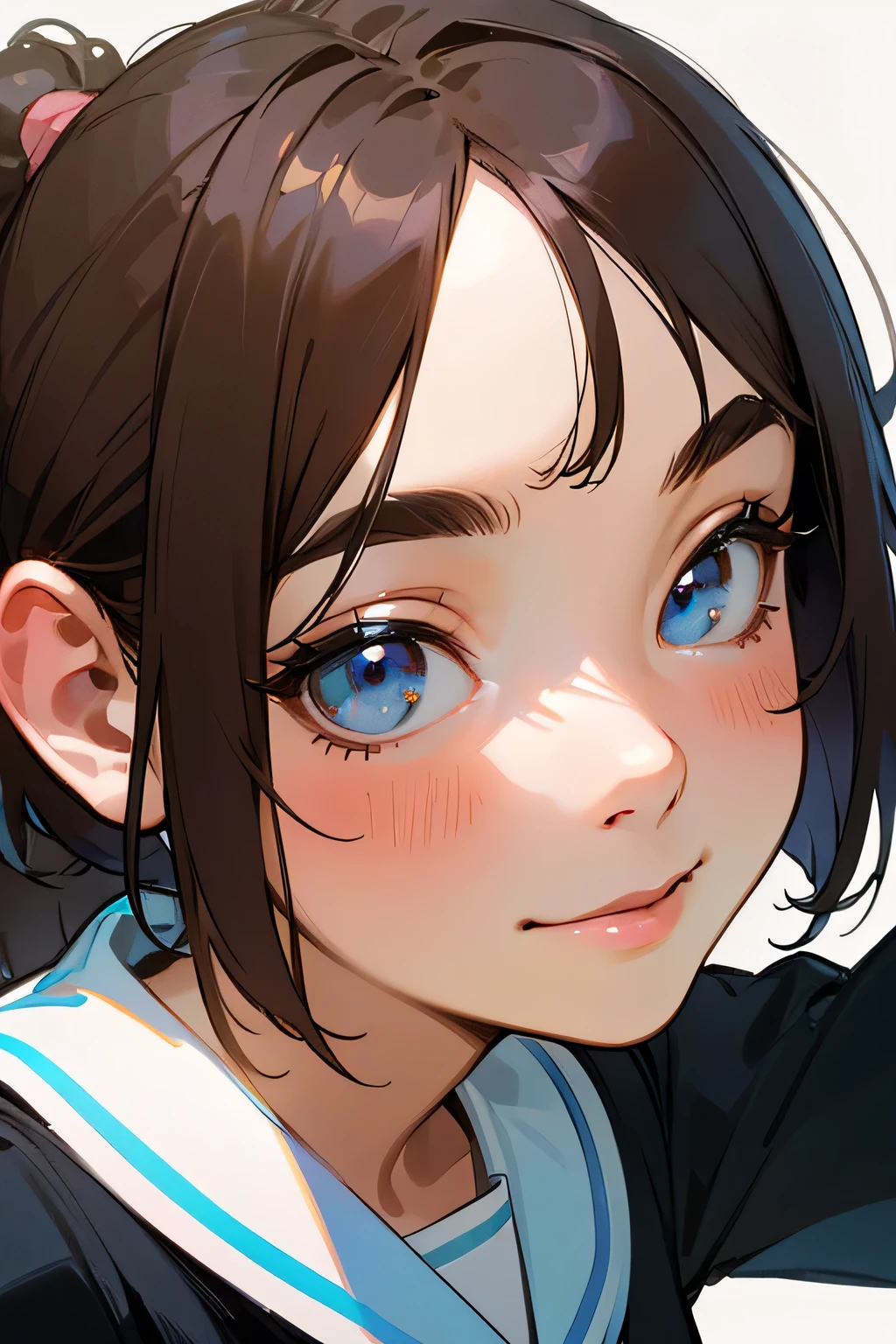 highest quality、High resolution、Detailed Background、(Beautiful face in every detail:1.4)、Anatomically correct、(Detailed facial expressions)、(Detailed eyes:1.2)、(Detailed eyes:1.2)、Teenage beauty、(Highly detailed face:1.4)、Cute color hair color、Brown Hair、Black Hair、Braided Ponytail、Braided bob cut、well-groomed eyebrows、Dark colored sailor suit、White sailor collar、Checkered pleated skirt、White Stockings、In a joking manner、A big smile、Do cute things、School trip、You can also take photos with famous landmarks and symbols of your travel destinations.、Fit on one screen、

(Three beautiful girls taking a selfie with the world&#39;s most famous tourist spots in the background:1.5)